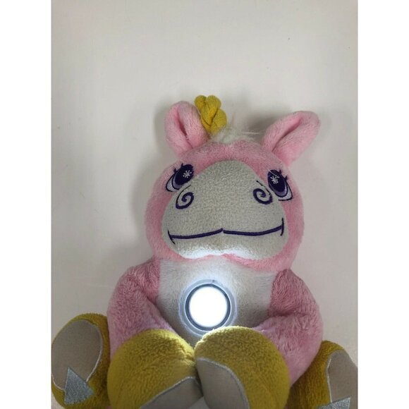 Flashlight Friends UNICORN Pink White 10in Plush Bedtime Buddy Sleepover Fun '13 - Picture 2 of 8